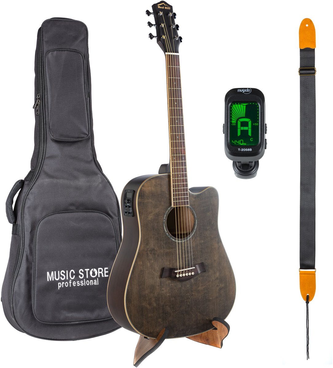 Red Hill Western Bundle 2 Wide Neck - Akoestische gitaar set