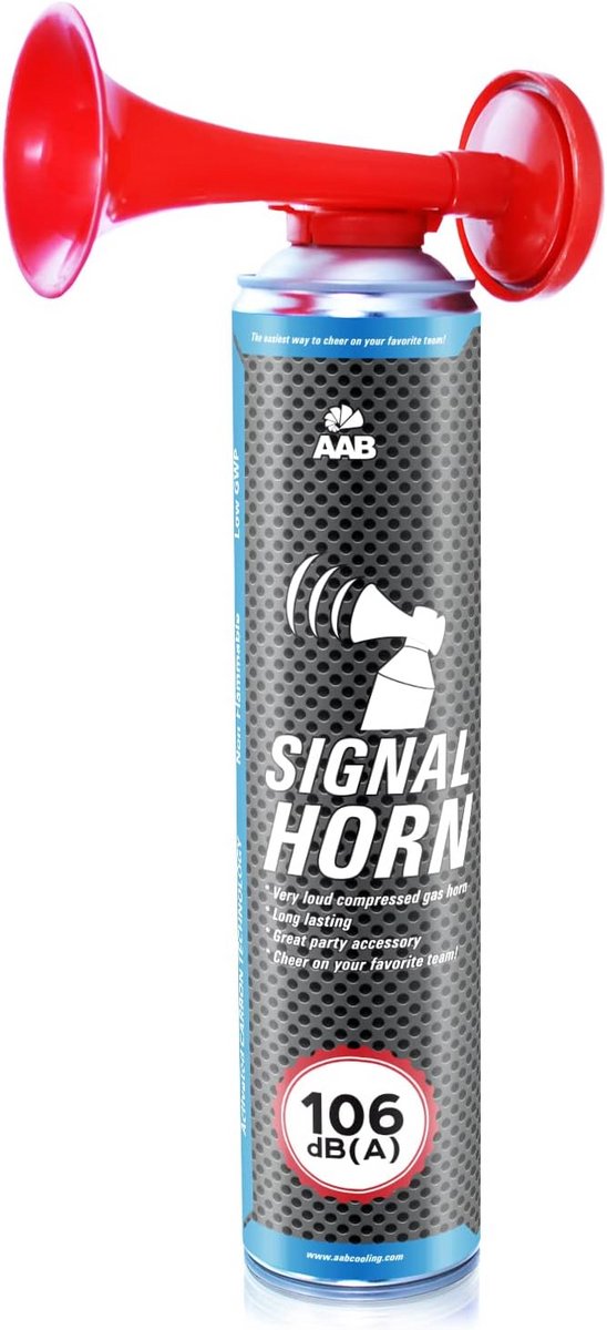 Luchthoorn - 106 dB(A) - Handbediende luchthoorn pomp - Veelzijdig en milieu vriendelijk - Voor Feesten, Sportevenementen, Boten en Bruiloften - Professionele luidspreker