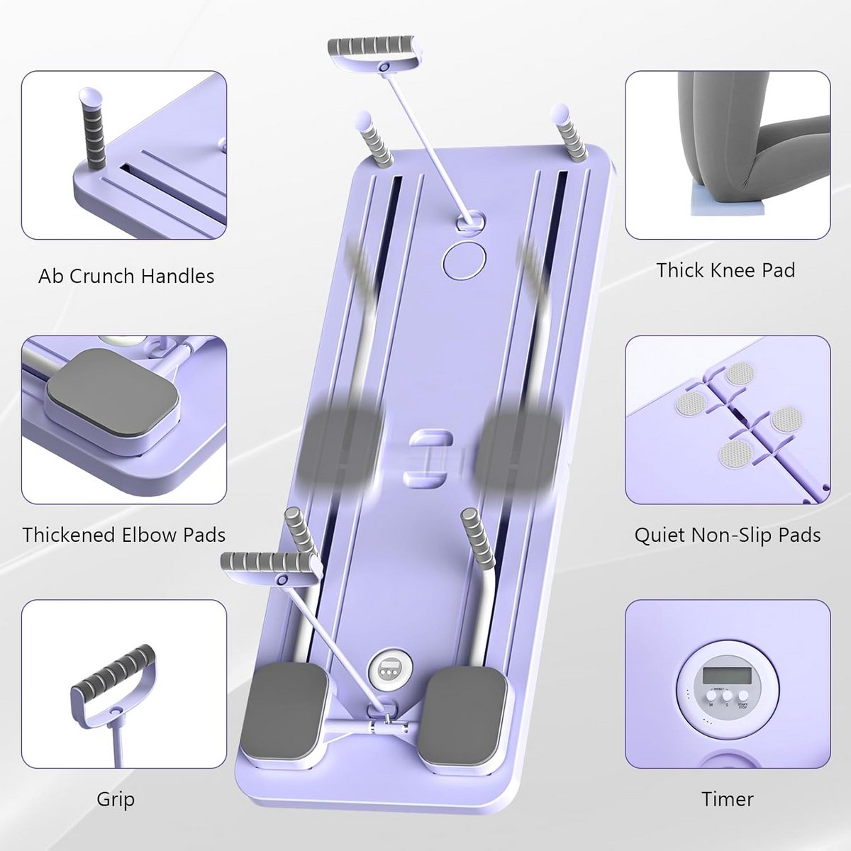 Opvouwbaar Pilates Bord 5-in-1 Reformer - afbeelding 2
