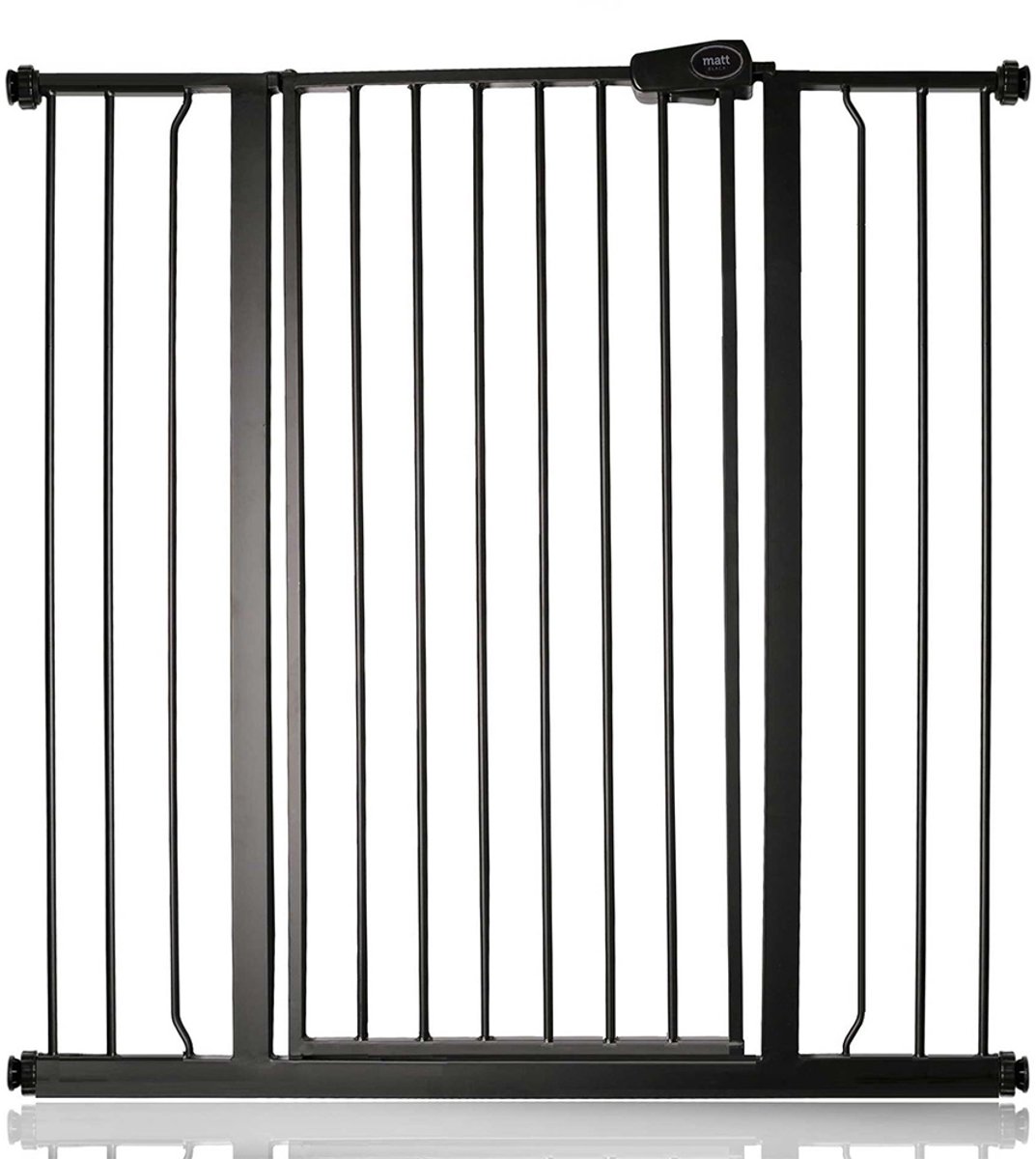 Bettacare Petgate, 100,8cm - 108,4cm, Mat Zwart, Hoog 104cm