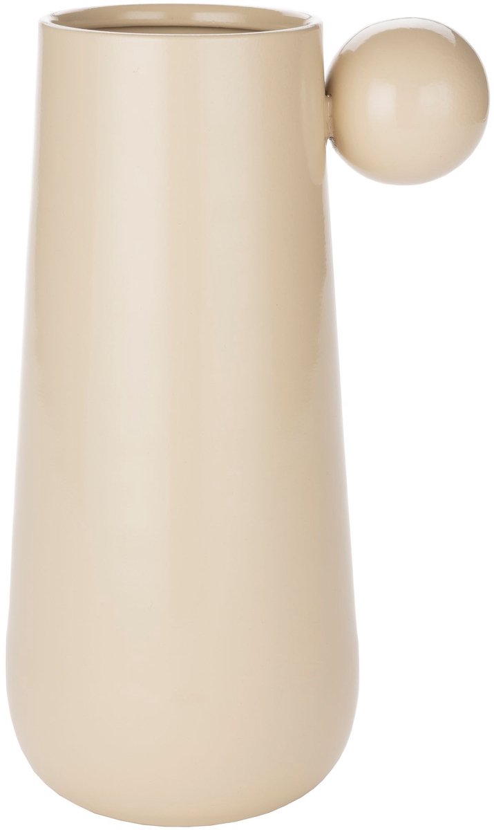 Dutchbone Dot vaas L beige