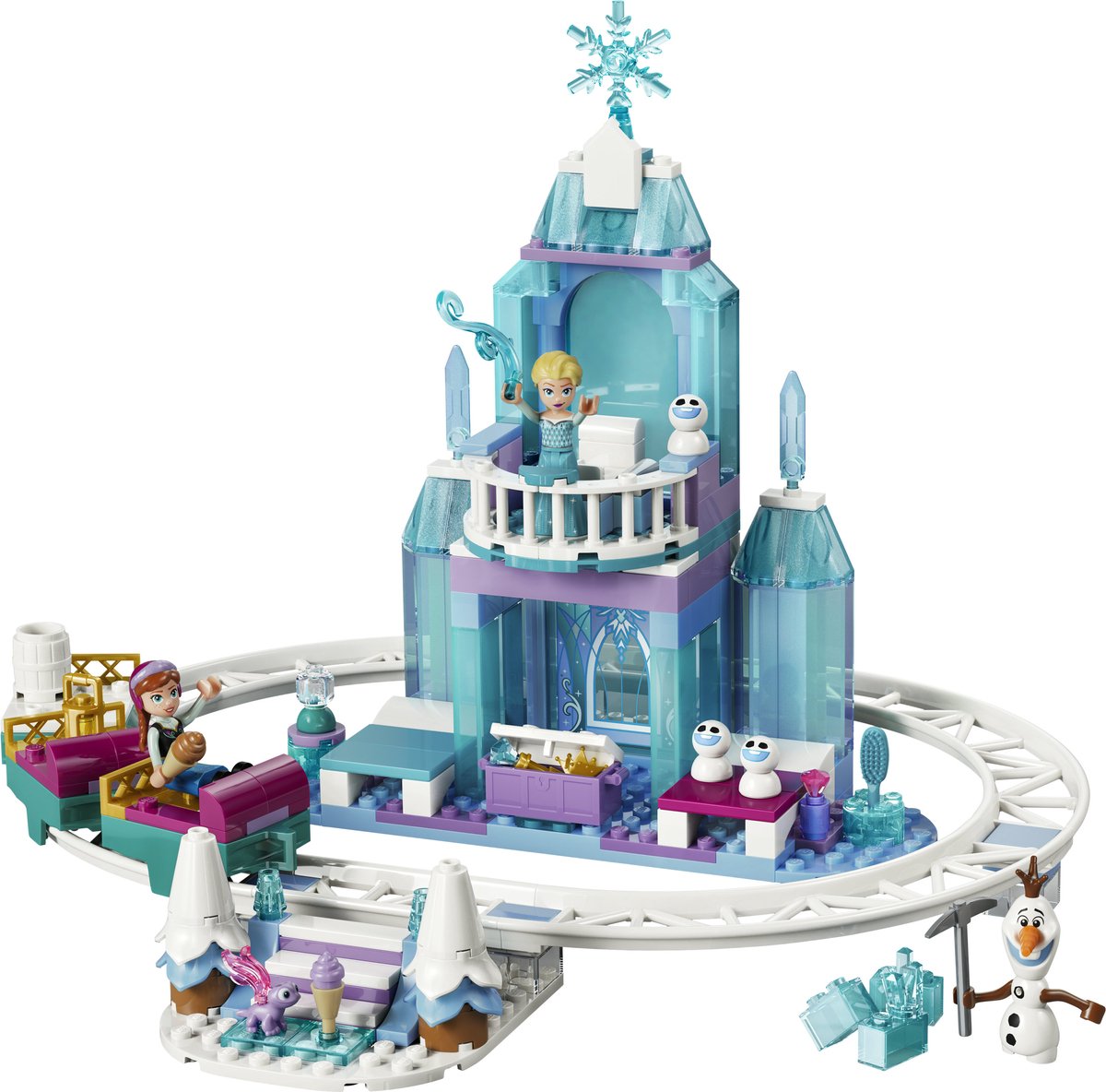 LEGO Disney Frozen - Elsa's IJskasteel en Sneeuwrit Bouwbaar Kasteel Speelgoed voor Kinderen - 43281 – foto 8