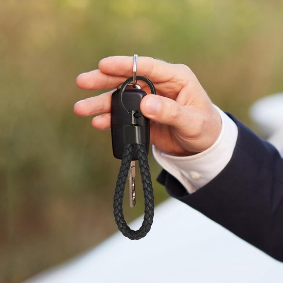 Leer sleutelhanger voor Fiat auto's