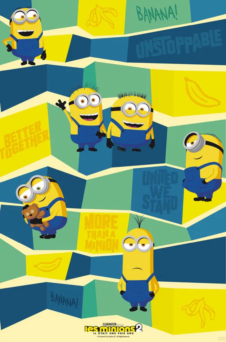 ABYSTYLE Poster Minions - Minions - everywhere 61x91,5cm Divers