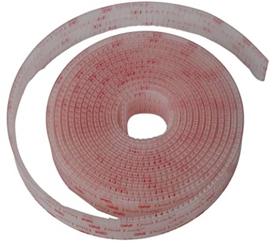 8x Dual Lock Plakband SJ3550 – 49x18mm, Extra Sterk, Waterdicht & Hersluitbaar – 10x Sterker Dan Klittenband