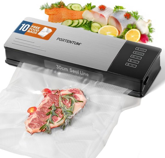 MakMeFre Vacuümzakken Op Rol – 8 Rollen (4x 20x500cm & 4x 28x500cm) – BPA-vrij, LFGB-gecertificeerd – Compatibel Met Alle Vacuümmachines 2 miniatura