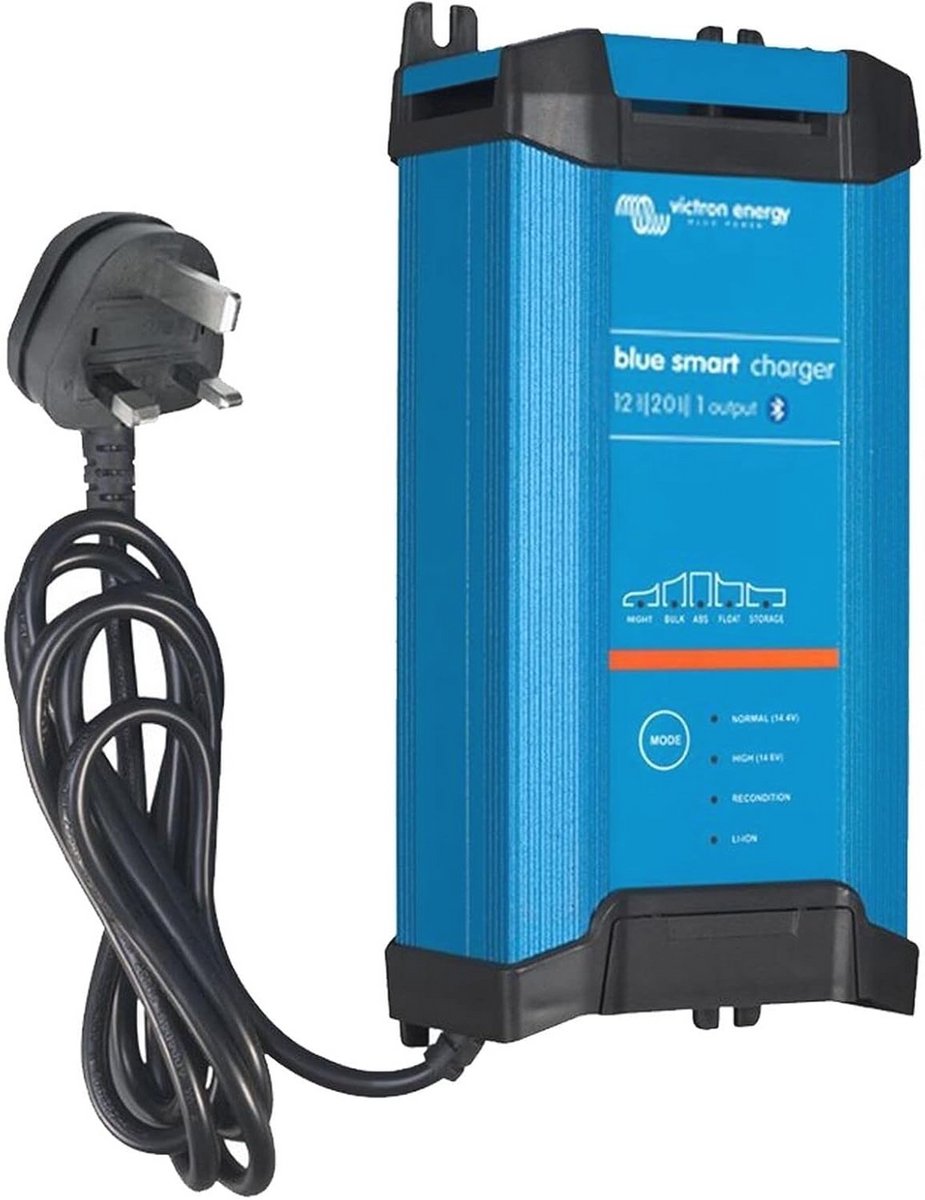 Batterijoplader 12V 20A met CEE 7/7 Stekker