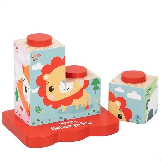 TUNJILOOL Wooden Puzzles for Kids, 3, 4, 5 Years, 8x6