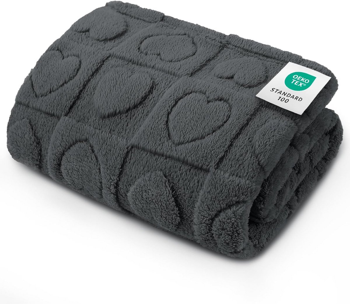 Zachte Hondendeken voor Kleine Honden - Wasbare huisdierdeken - Fluffy Puppy Sofa Beschermer met Premium Fleece - Rustgevende Katten Deken voor Binnengebruik (Grijs, 41x31 inch)