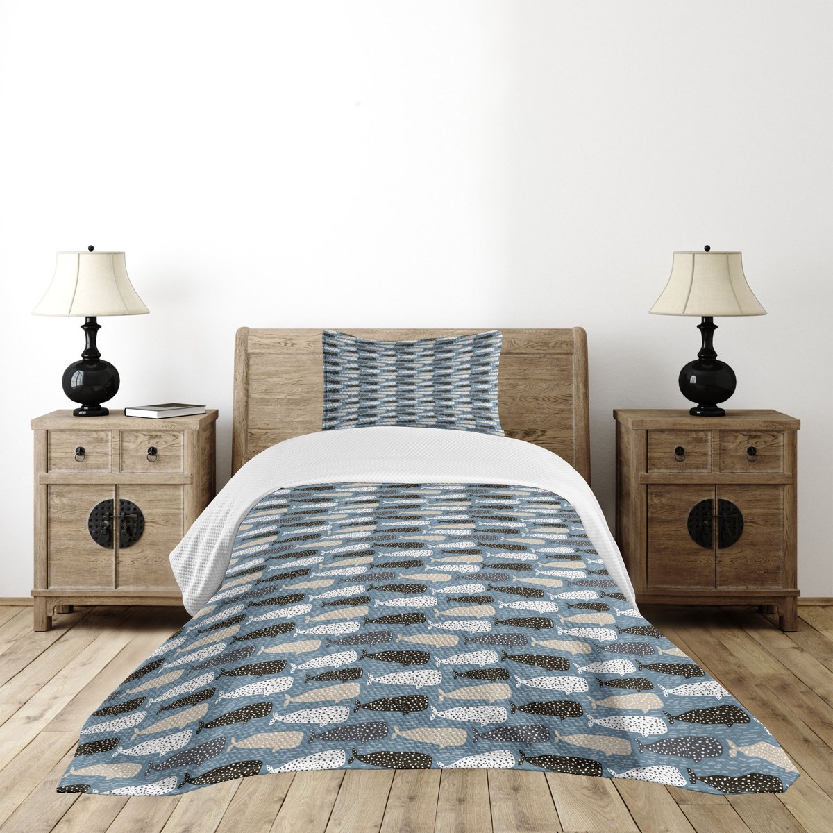 ABAKUHAUS Wal dagdeken – 2-delige set, 170x220 cm, multicolor