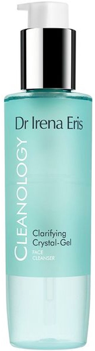 Dr. Irena Eris Cleanology Clarifying Crystal-Gel Face Cleanser 190 ml - Zachte Reinigingsgel Voor Het Gezicht - Probiotische Face Wash Met Amandelolie En Vitamine E - Verwijdert Make-up En Onzuiverheden Voor Een Schone, Frisse En Gekalmeerde Huid