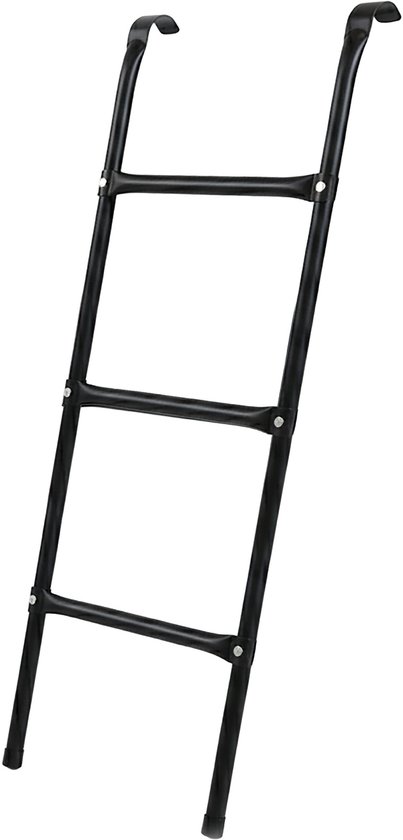 trampoline ladder - 38x96 cm - zwart