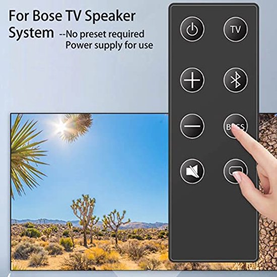 Universele soundbar-afstandsbediening voor Bose Solo 5, Bose Solo 10, Bose Solo 15, Bose Solo 10 Series II, Bose Solo 15 Series II en tv-luidsprekers 418775 410376 431974 845194 — afbeelding 5
