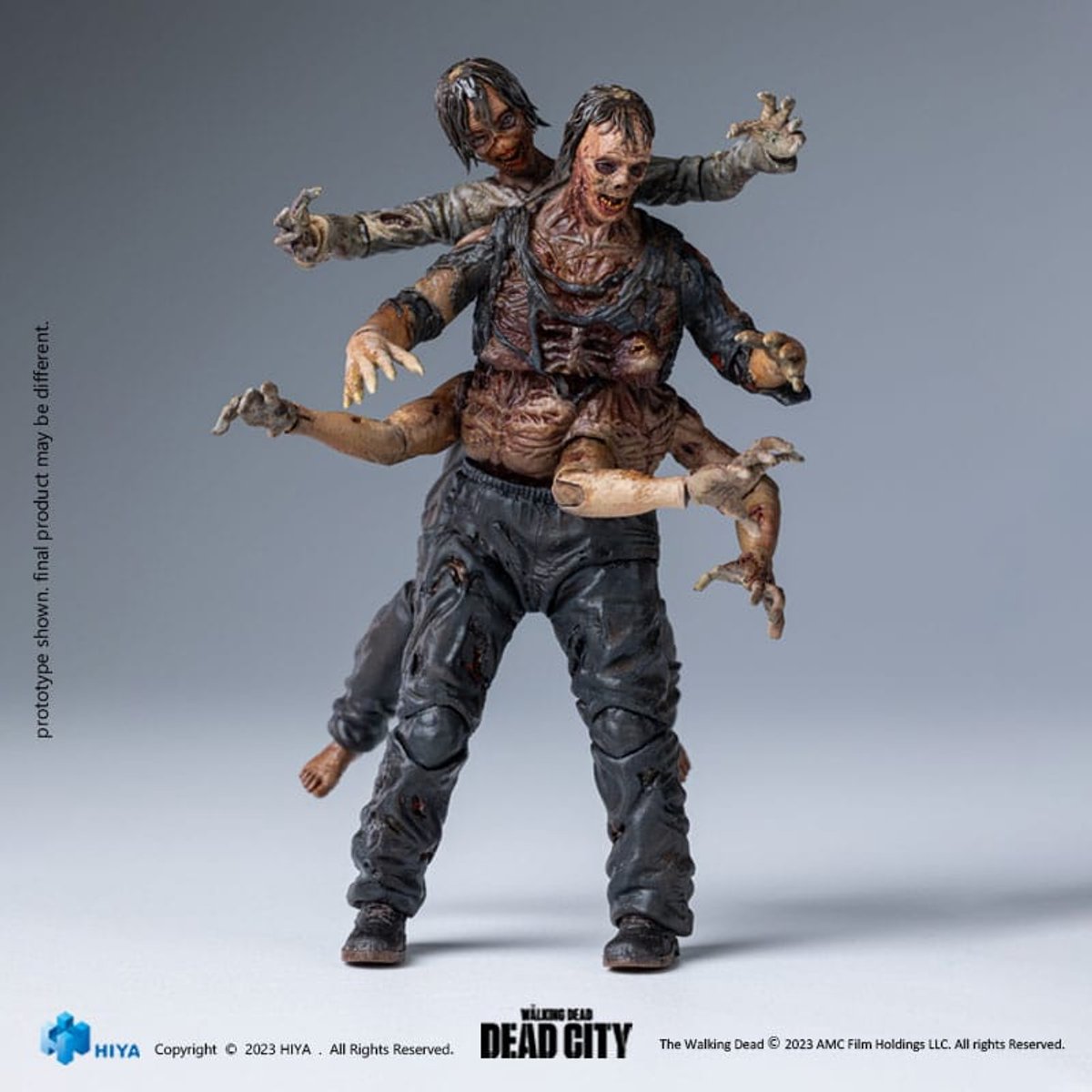 Hiya Toys The Walking Dead Exquisite Mini Action Figure 1/18 Dead City Walker King 11 cm Action Figuur