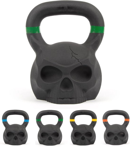 Gietijzeren Kettlebell Zwaar Gewicht voor Kracht- en Cardiotraining Halter 20kg KAWMET Gietijzeren Kettlebell Zwaar Gewicht voor Kracht- en Cardiotraining Halter 20kg KAWMET