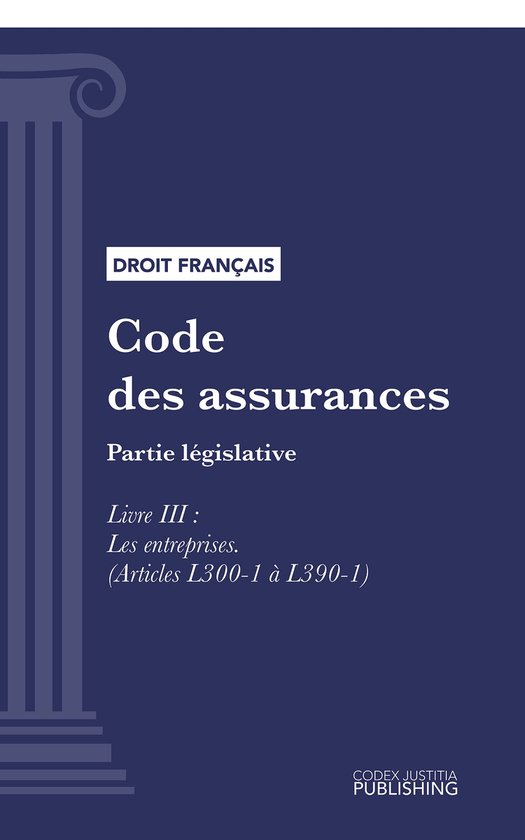 Code des assurances - cover