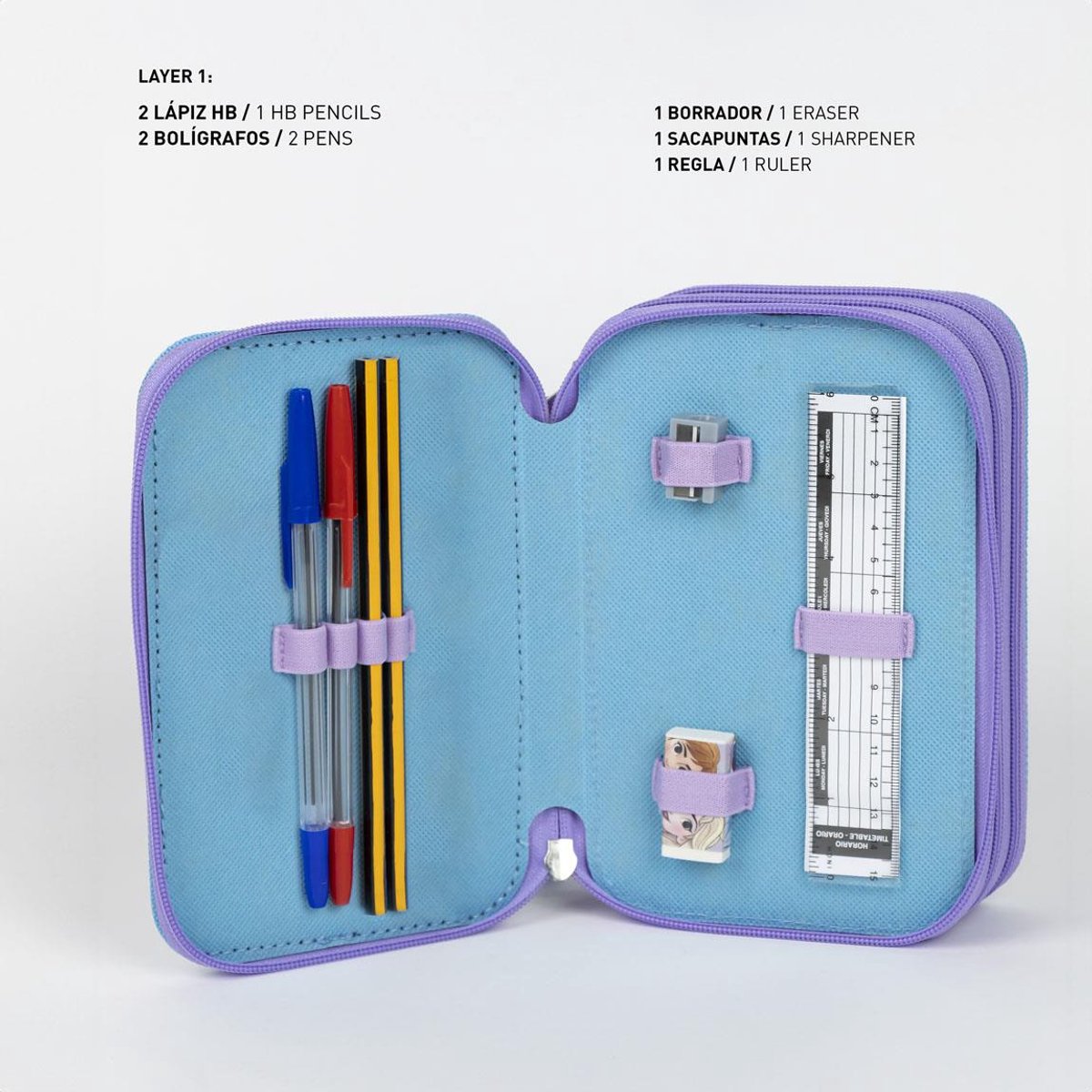 Disney Frozen Tekenen Knutselen Etui Meisjes - 44 Stuks — afbeelding 6