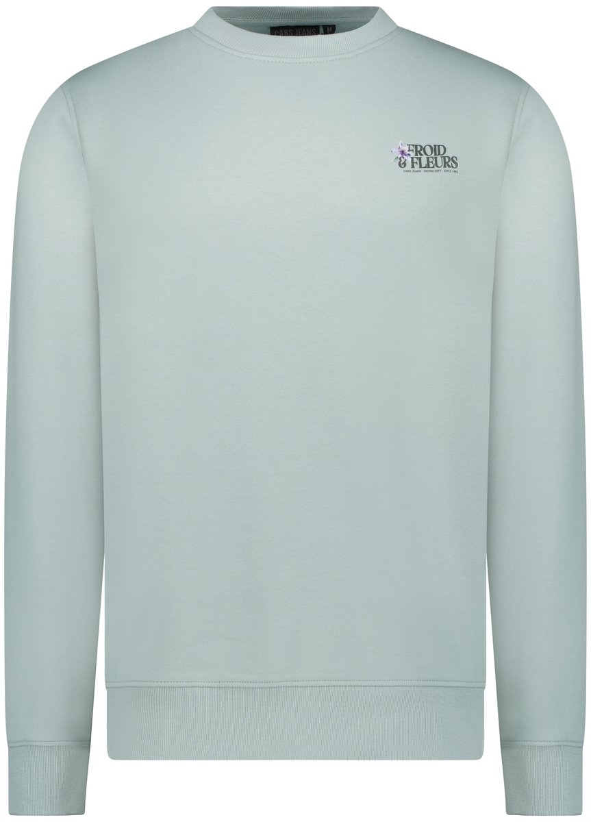 Cars Jeans - Sweater Ronde hals - Mannen - XXL - Groen - Katoen - Froy