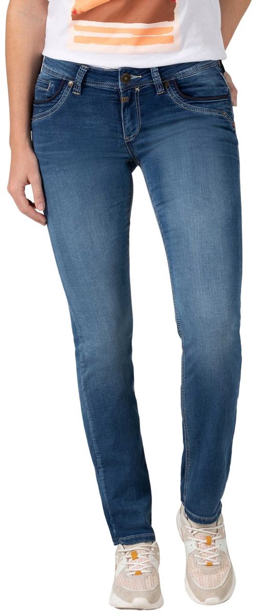 TIMEZONE Dames Jeans Broeken slim Fit Blauw 30W / 34L Volwassenen