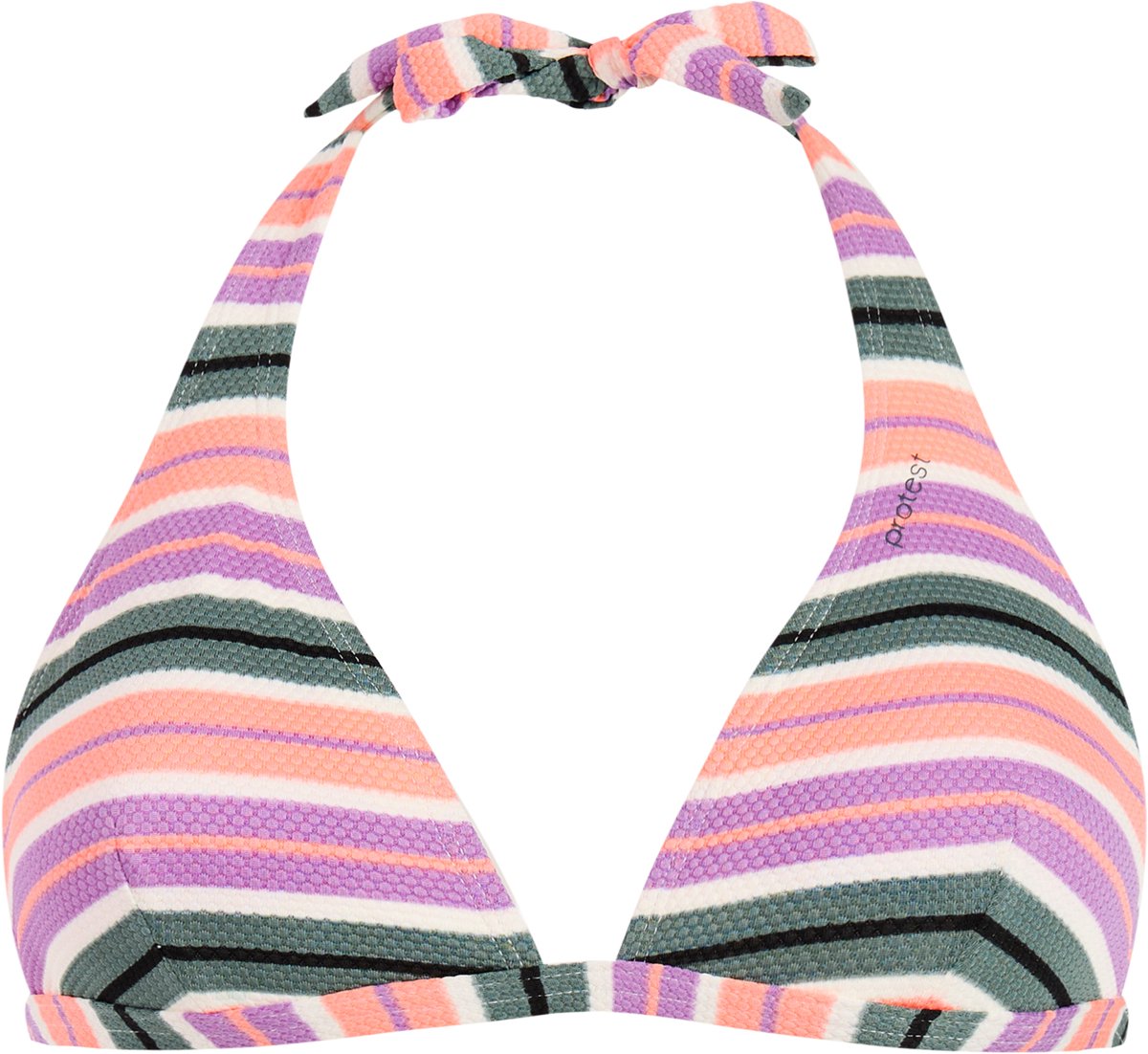 Protest MIXJaneiri - Halter bikini top Dames - B&C-cup - Uitneembare vulling - Gespsluiting - Normale pasvorm - Paars