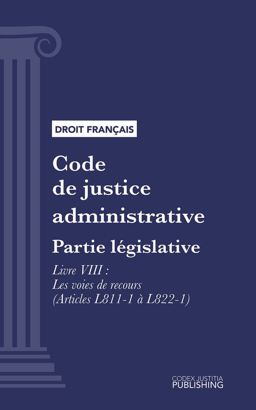 Code de justice administrative - cover