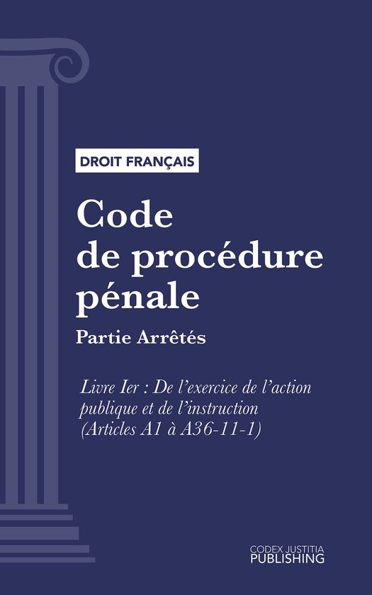 Code de procédure pénale - cover