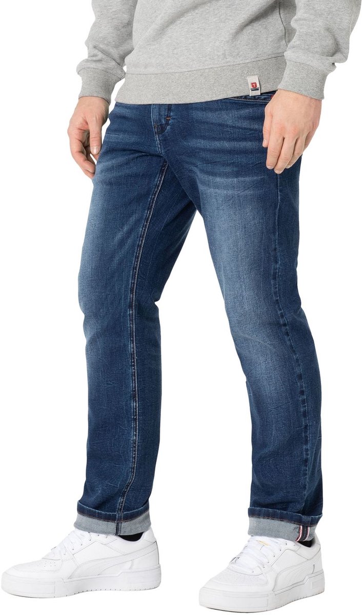 TIMEZONE Heren Jeans Broeken regular/straight Fit Blauw 40W / 34L Volwassenen