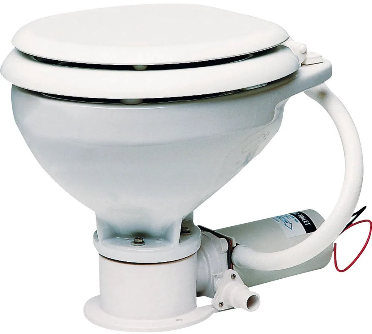 Plastimo Elektrisch Toilet Met Horizontale Pomp 12v Transparant 42 x 39 x 34 cm
