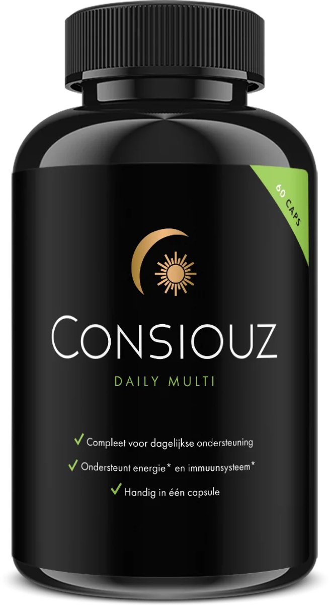 Consiouz Daily Multi – Complete Dagelijkse Basis voor Energie, Weerstand & Balans