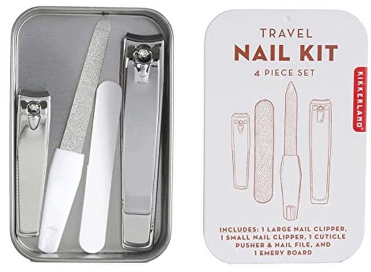 Draagbare Manicureset voor Onderweg – Compleet met Nagelknippers en Vijlen