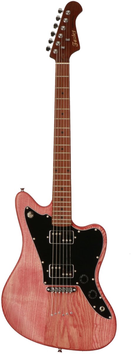 Elektrische gitaar - Met gratis lessen - incl. gigbag - Rood - Fazley Maverick Plus HH