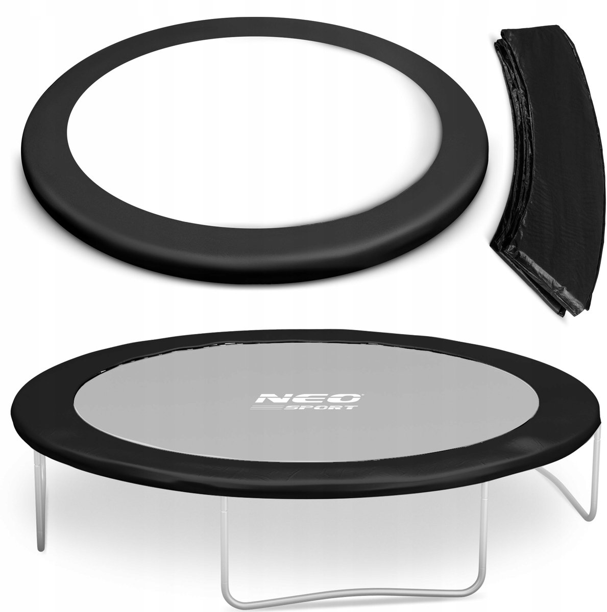 Trampoline Veiligheidskraag 252cm 8ft - Dikke Schuimrubber Bescherming