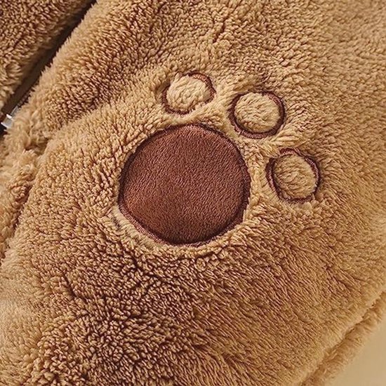 Vine Newborn Baby Hooded Fleece Footed Romper Snowsuit Baby Jumpsuit Outfits — afbeelding 5