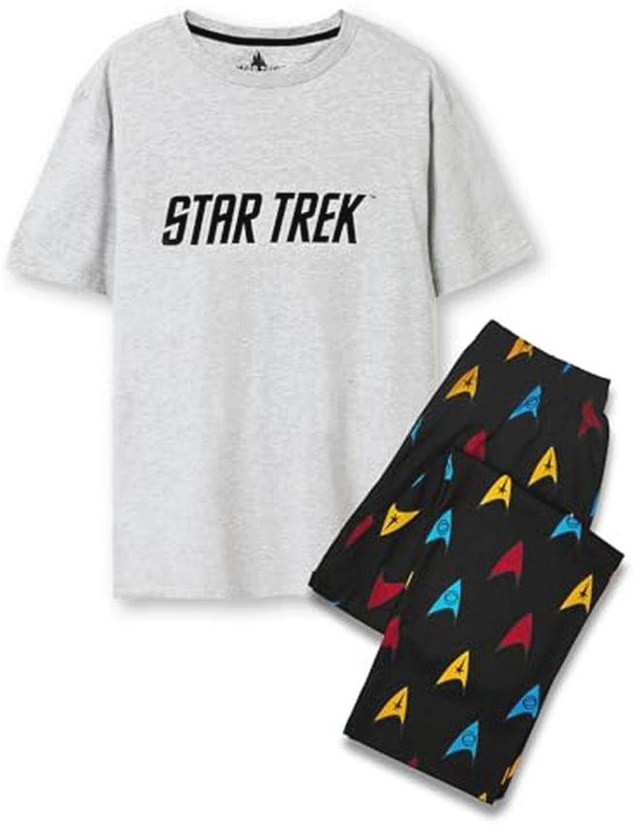 Heren Pyjama Set met Grafisch T-shirt en Lange Pijpen | Cosy Loungewear voor Avontuurlijke Nachten