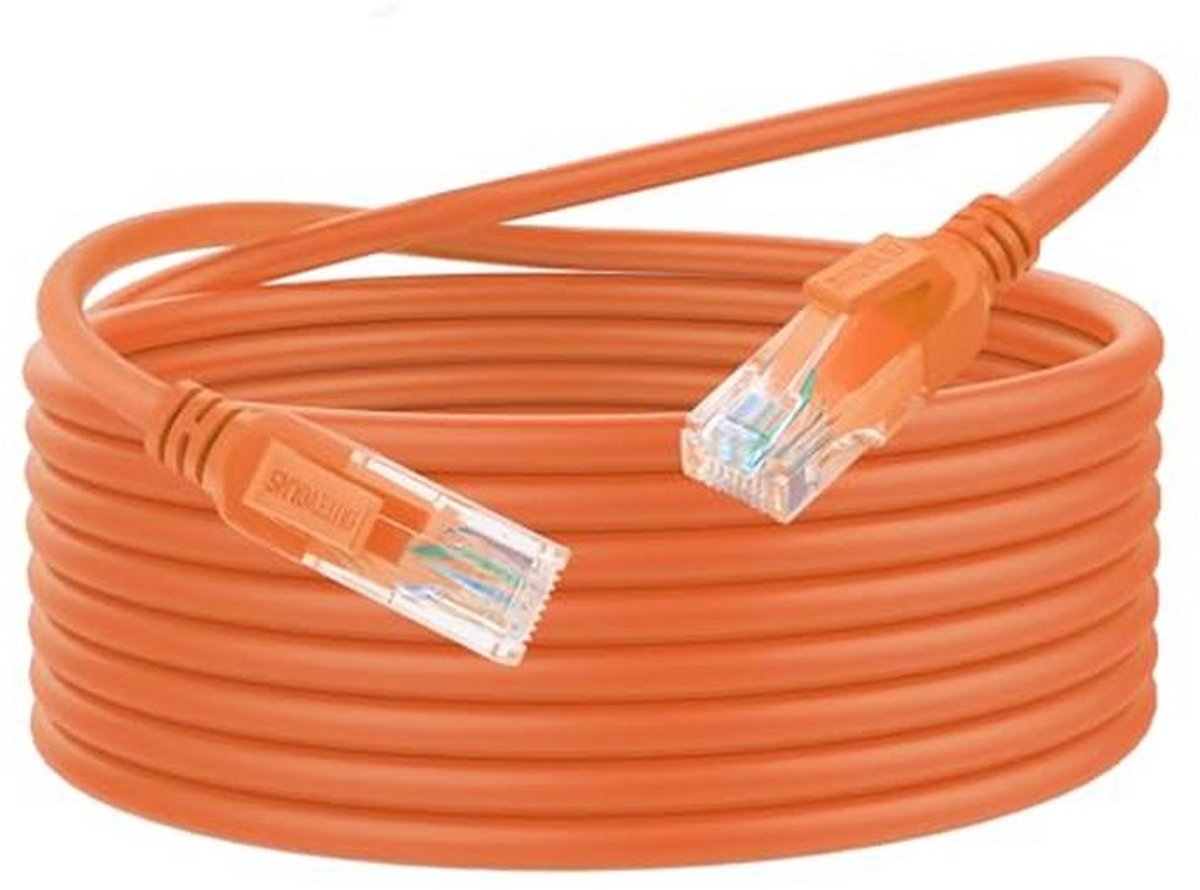 Ultraflexibele Cat 6a Ethernetkabel 10m - Zachte RJ45 Gigabit LAN-kabel