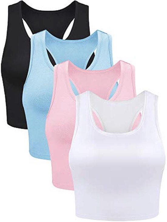 GORGLITTER Damestop met luipaardpatroon, Y2K top, festival-outfit, halter- partytop, bruin, S