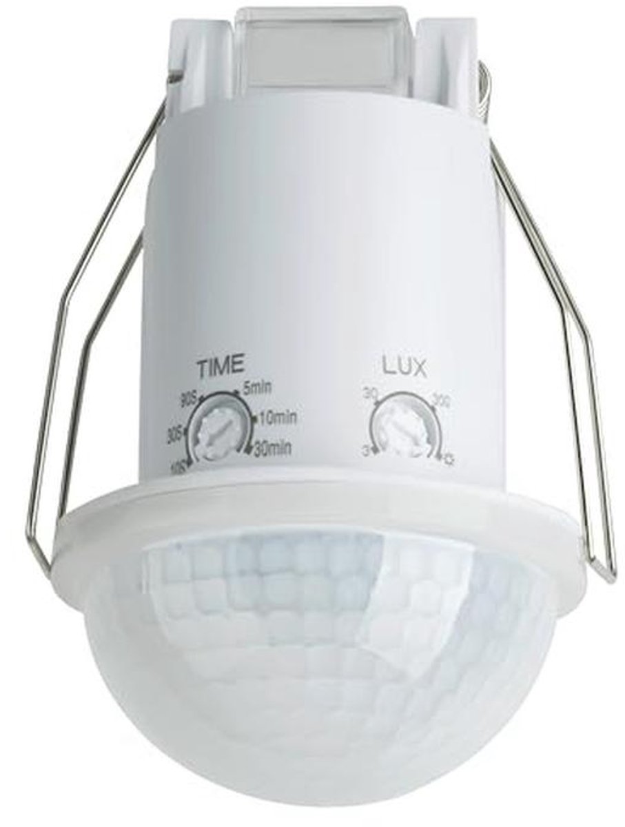 Inbouw Bewegingssensor met IR Technologie - Bewegingsmelder voor Binnen- en Buitengebruik - LED Geschikt, IP54 Bescherming, Programmeerbare Instellingen