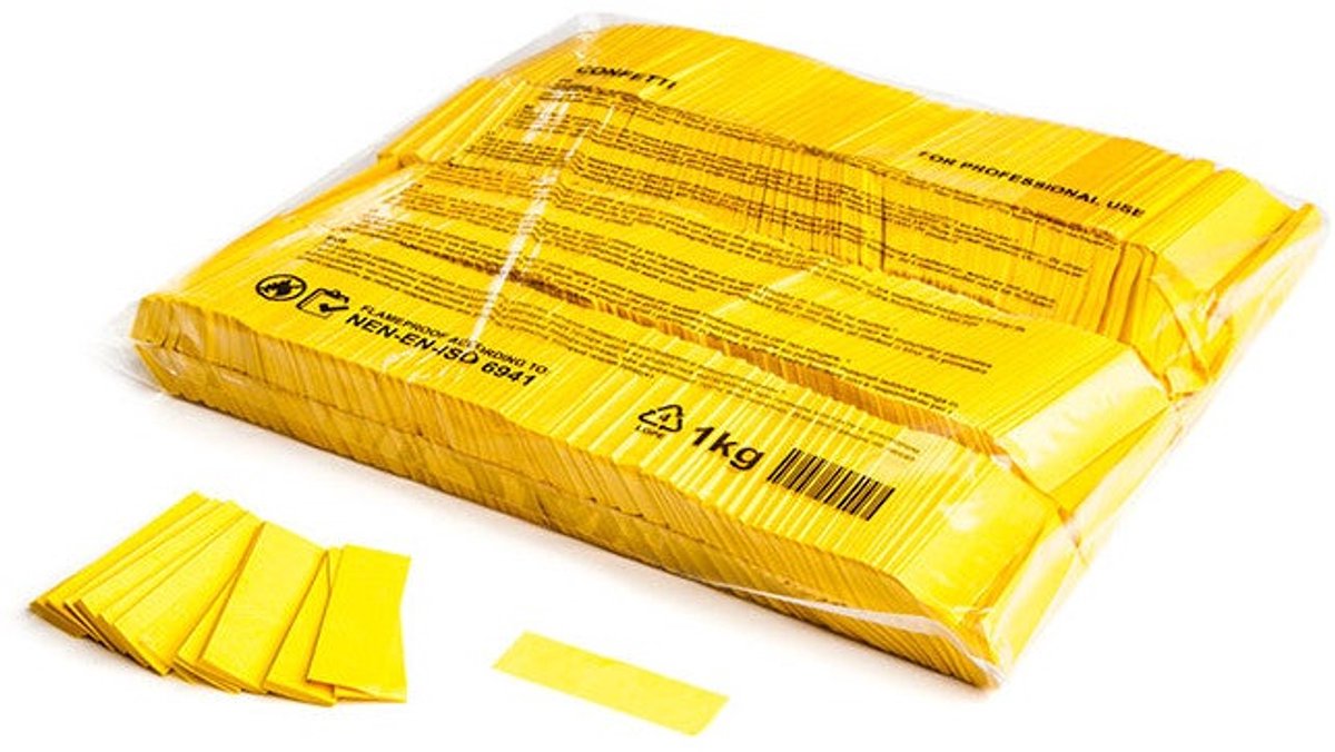 Magic FX CON01YL SF confetti 55 x 17 mm bulkbag 1kg Yellow