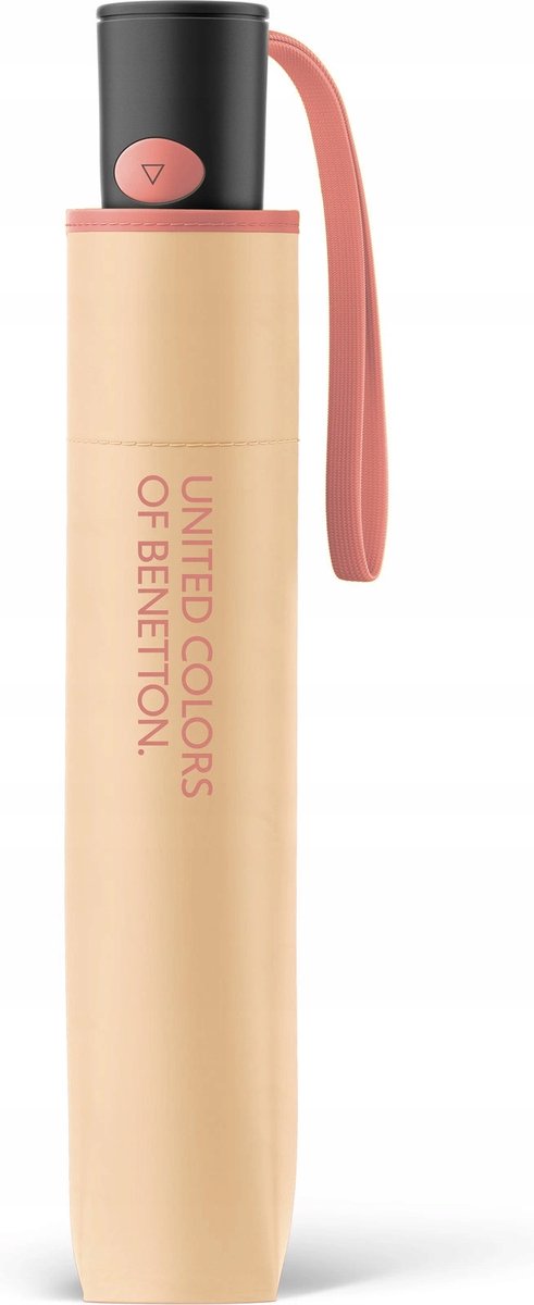 Benetton Mini Automatische Paraplu Peach Fuzz - Compact & Stijlvol