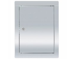 Inspectieluik RVS 30x40 cm met slot