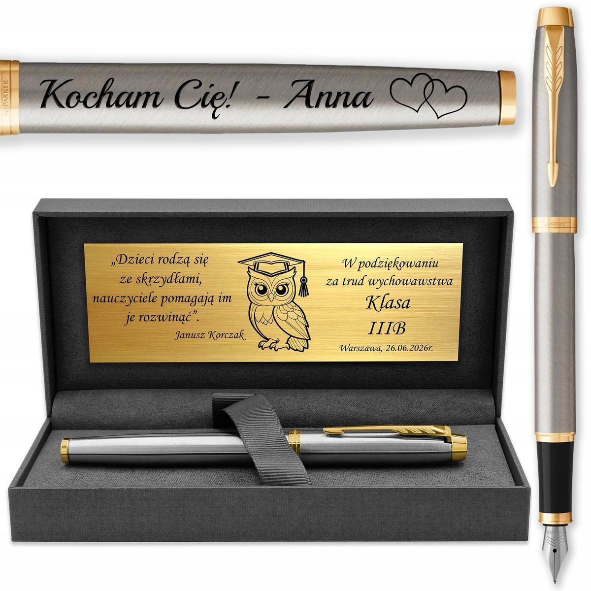 Parker IM Vulpen Verguld met gratis gravure - Perfect Cadeau