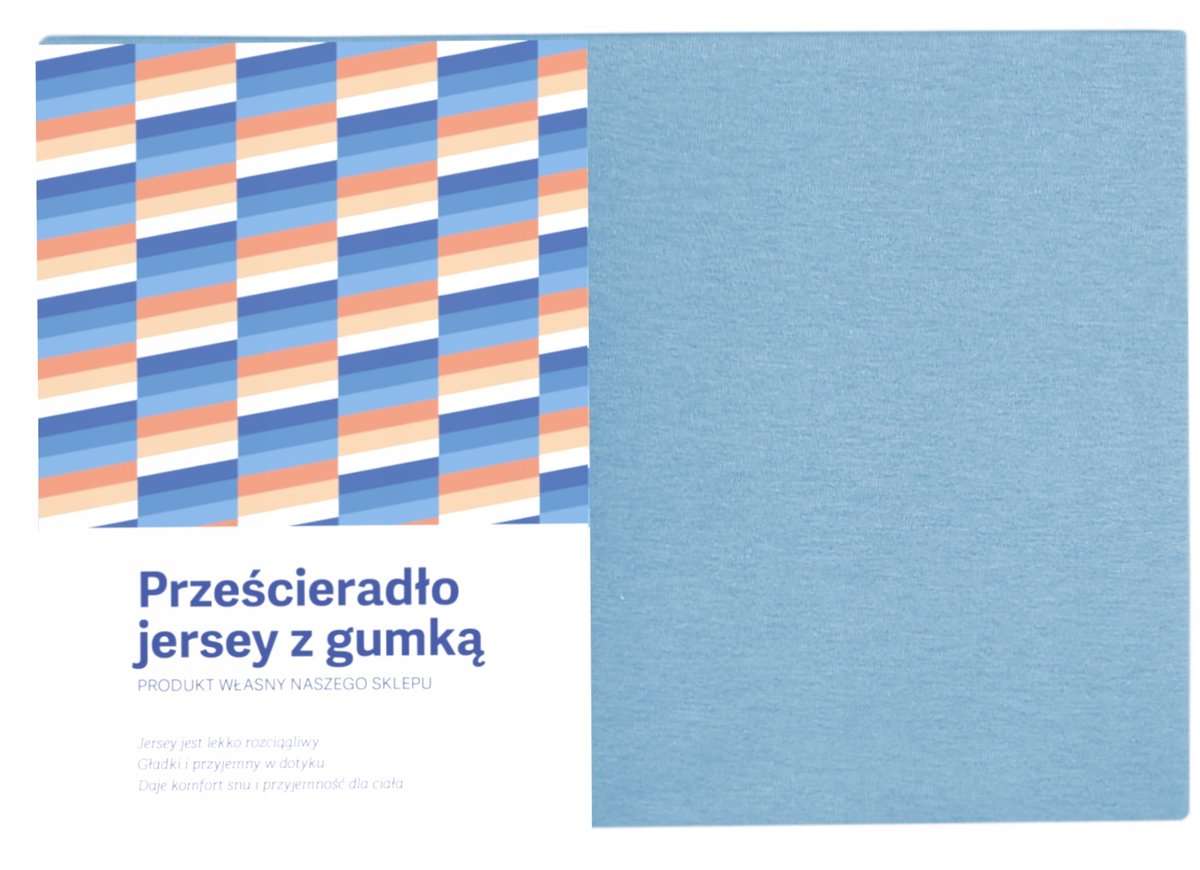 Jersey Hoeslaken 90x200cm Blauw - Dik & Zacht met Elastiek