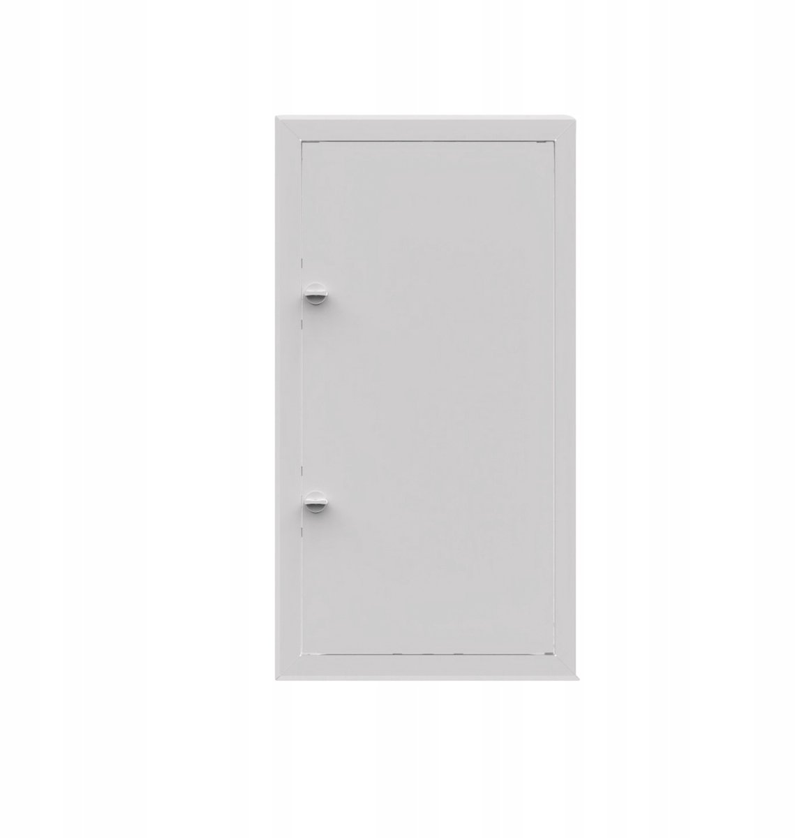 Metalen Inspectieluik Wit 70x120 cm met Draaiknop