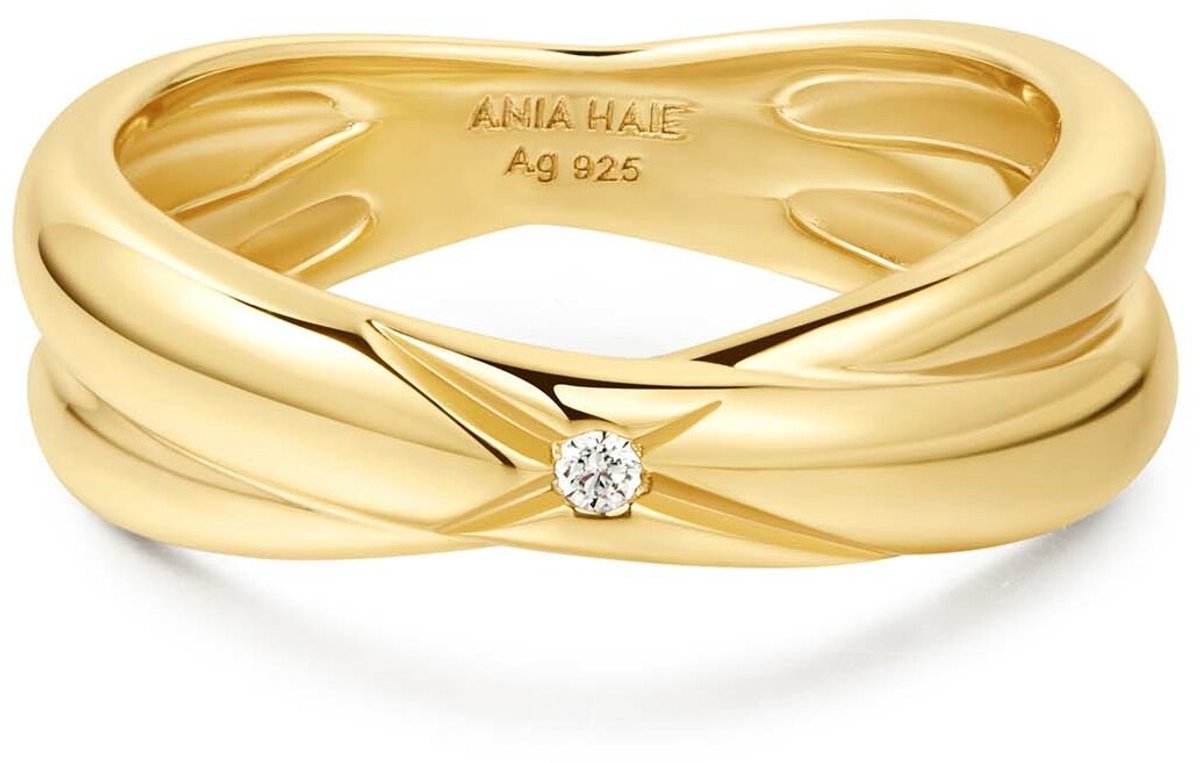 Ania Haie AH R061-06G54 Dusk Divas Dames Ring - Minimalistische ring