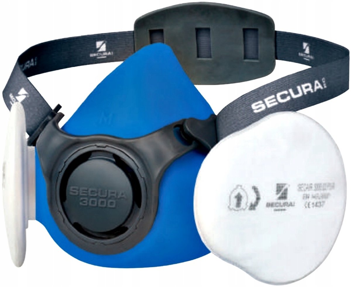 Secura 3000 Stofmasker met P2 Filters - Professionele Bescherming