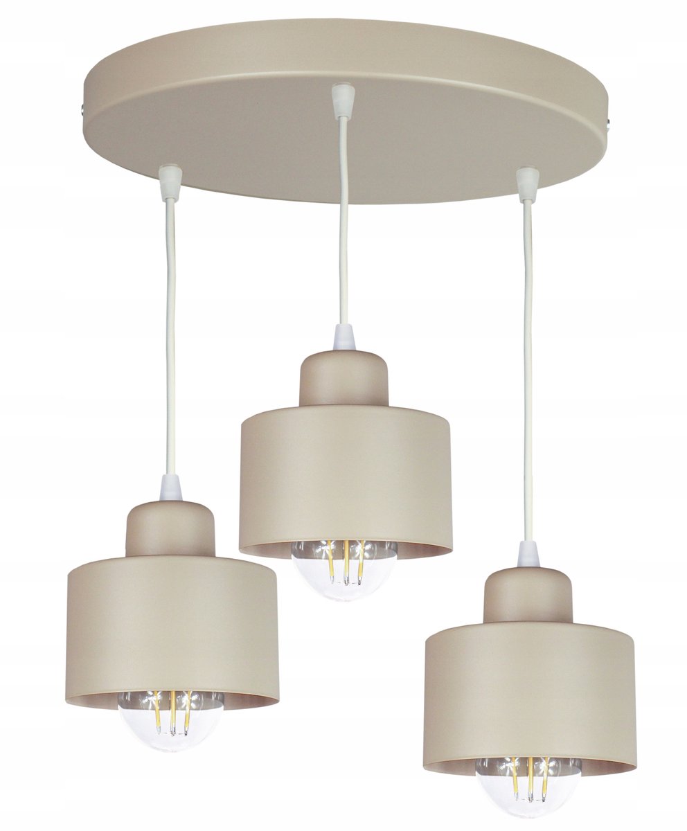 Loft Hanglamp Beż - Stijlvolle Plafondlamp voor Woonkamer & Eettafel