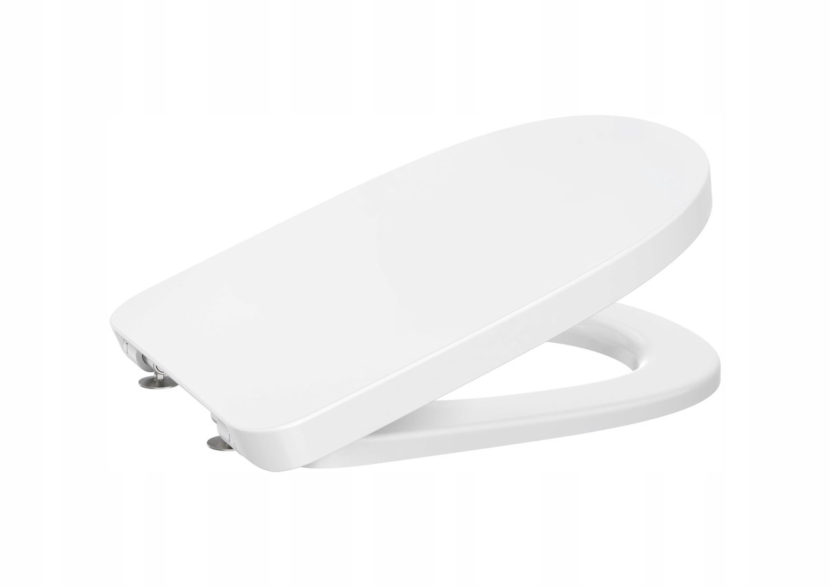 Roca Tura Duroplast WC-briljant, soft-close, wit, 36,7x44,7 cm