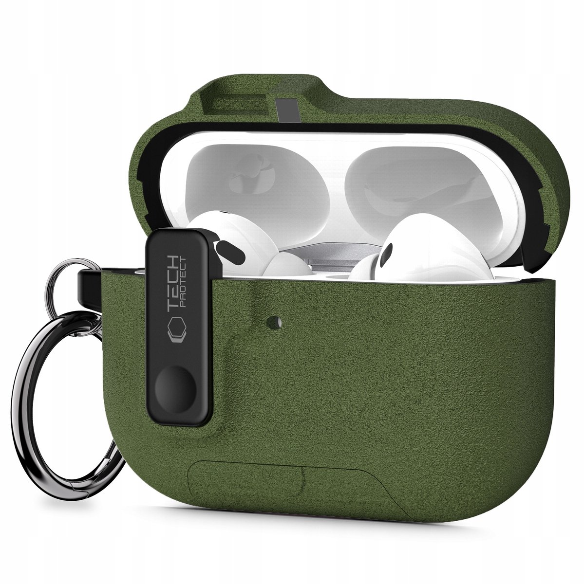 Tech-Protect Slim Hook Case voor AirPods Pro 3 - Olive Green