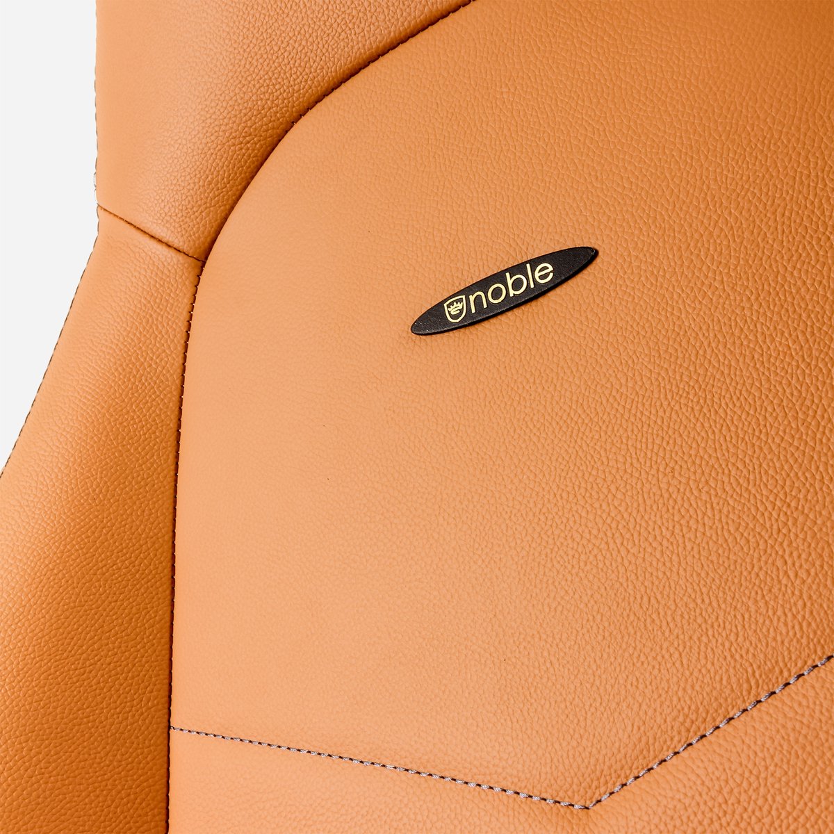 Noblechairs ICON Series leren gamestoel Cognac/Zwart (Echt Leder) – foto 3