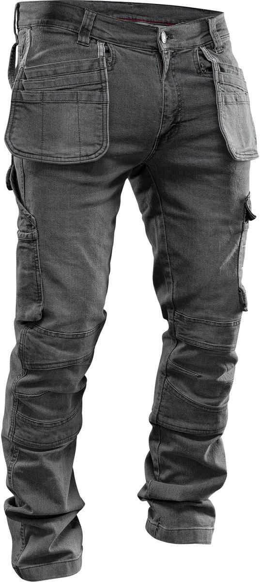 Steve Jeans - Mendura Denim Werkbroek - Grijs